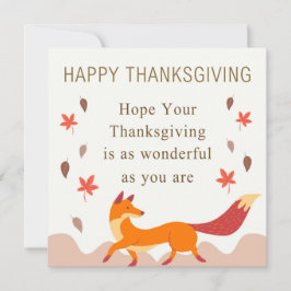 Cute Autumn Fox med fallande Löv på Höst färger