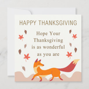 Cute Autumn Fox med fallande Löv på Höst färger