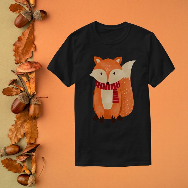 Cute Autumn Fox T Shirt (Skapare uppladdad)