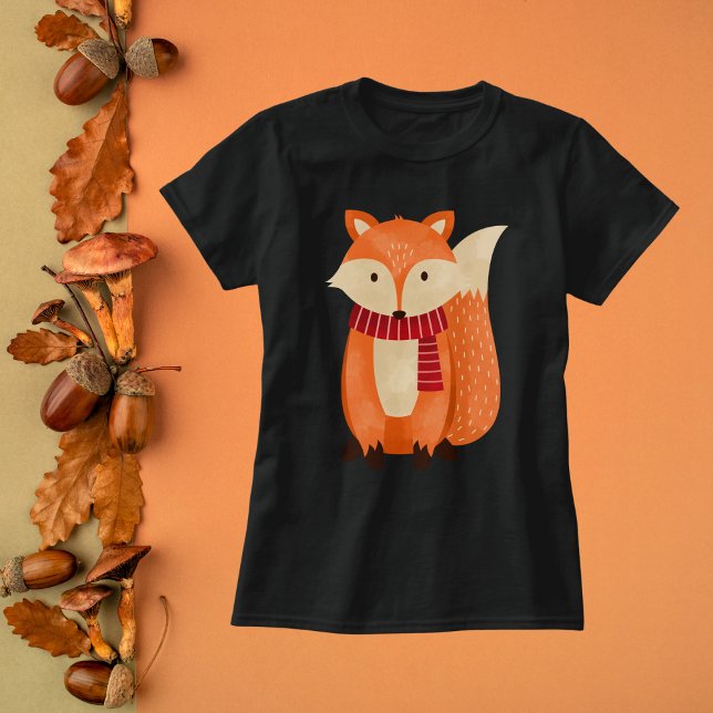 Cute Autumn Fox T Shirt (Skapare uppladdad)