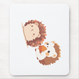 Cute Autumn Hedgehogs - Kawaii Fall Forest Animals Musmatta