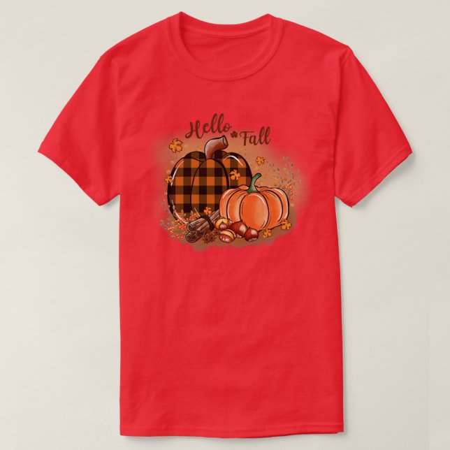 Cute Autumn Spirit T Shirt (Design framsida)