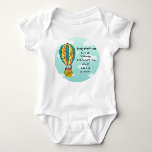 Cute "Äventyr Awaits" Birdbelysning för Baby T Shirt (Framsida)