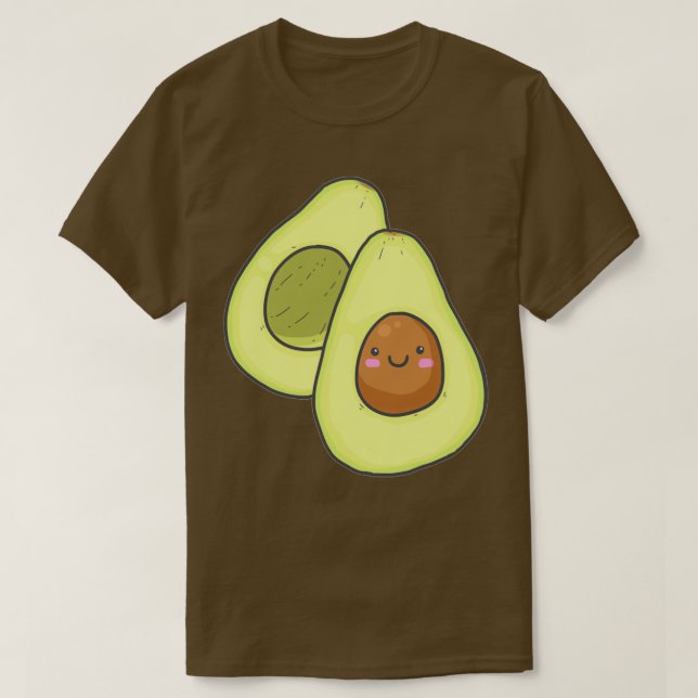 Cute Avocado 1 T Shirt (Design framsida)