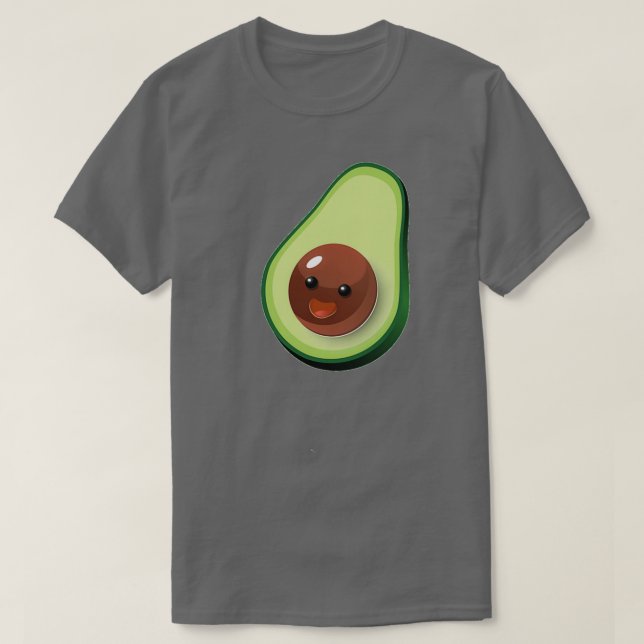 Cute Avocado 24 T Shirt (Design framsida)