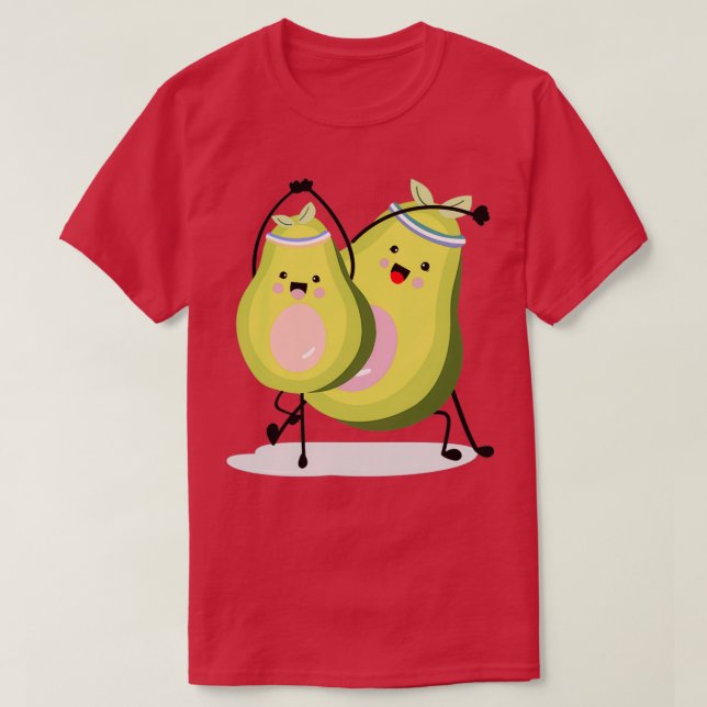 Cute Avocado 41 T Shirt (Design framsida)