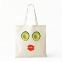 Cute Avocado Ansikte Grönt Red 4 Rita