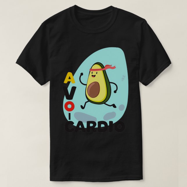 Cute avocado avocardio 2 t shirt (Design framsida)