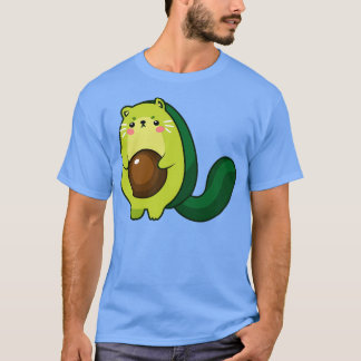 Cute Avocado Cat 4 T Shirt