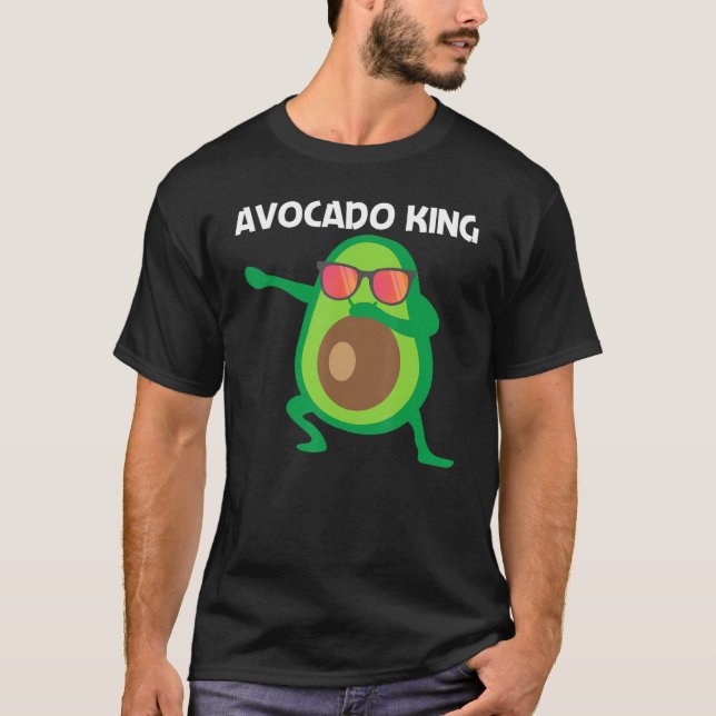Cute Avocado For Men Dad Healthy Fruit Plant Food T Shirt (Framsida)