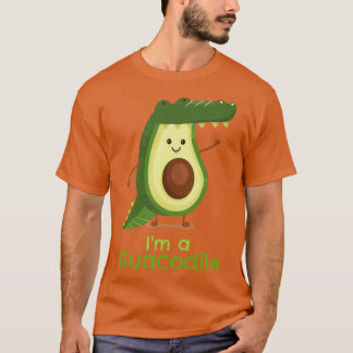 Cute Avocado Guacamole Crokodile Guacodile T Shirt