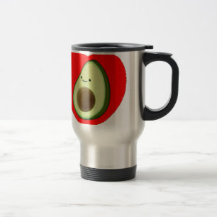 Cute Avocado i rött hjärta Resemugg