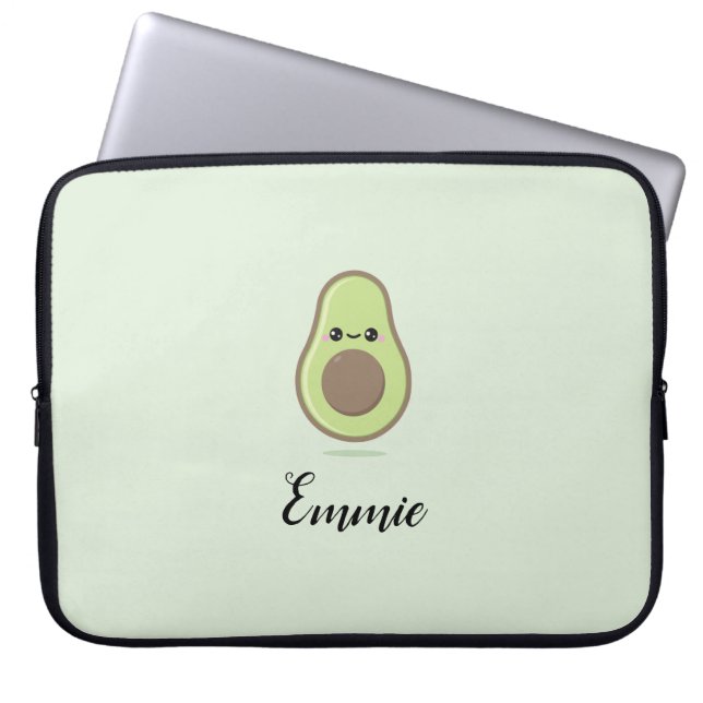 Cute Avocado laptop sleeve (Framsidan)