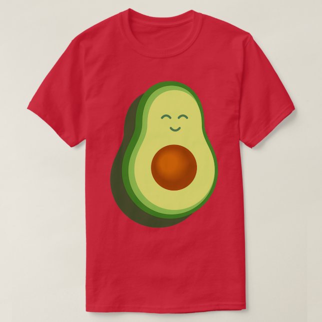 Cute Avocado Lycklig National Avocado Day Classic  T Shirt (Design framsida)