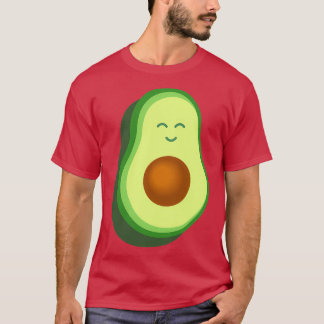 Cute Avocado Lycklig National Avocado Day Classic  T Shirt
