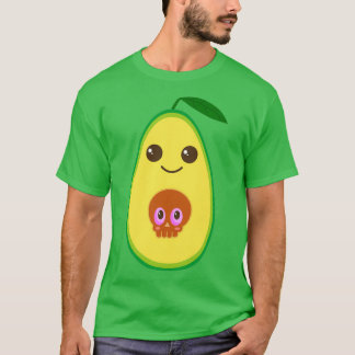 Cute Avocado med skullben T Shirt