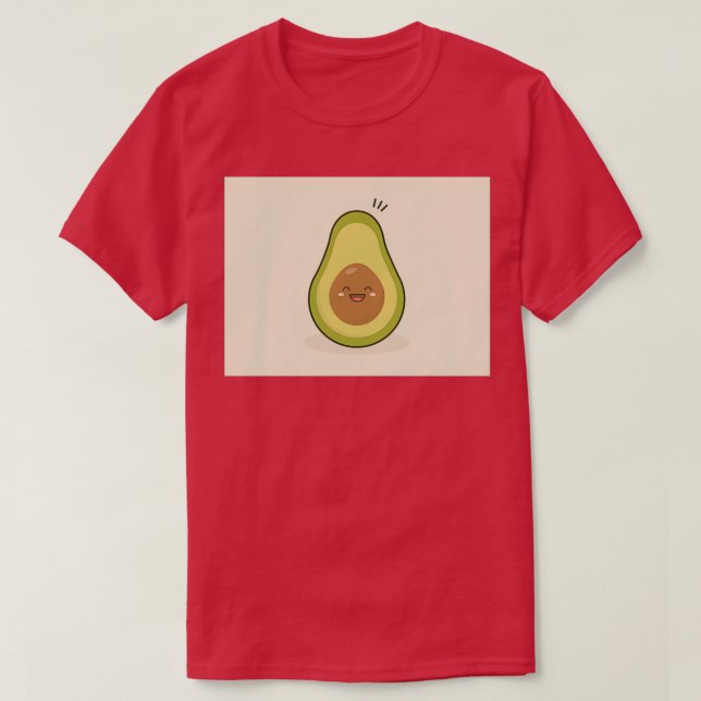 Cute Avocado Merch T Shirt (Design framsida)