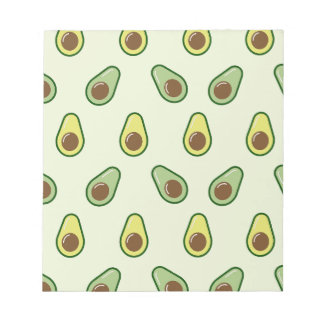 Cute Avocado Mönster Anteckningsblock