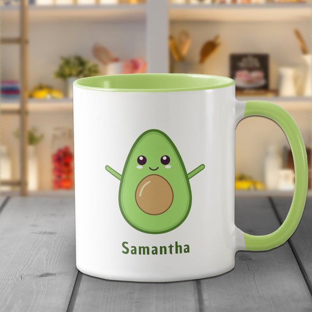Cute Avocado Mugg (Cute Avocado Mug)