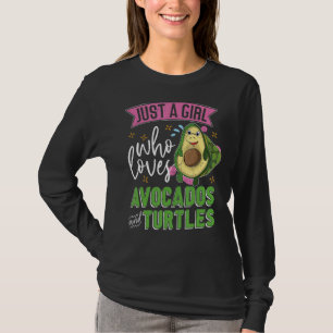 Cute Avocado Ocean Animal Cute Pet Owner Sea Turt T Shirt