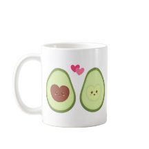 Cute Avocado par i kärlek, min andra hälften
