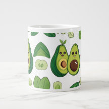 Cute Avocado, par telefonväska | Funny Kawaii Frui