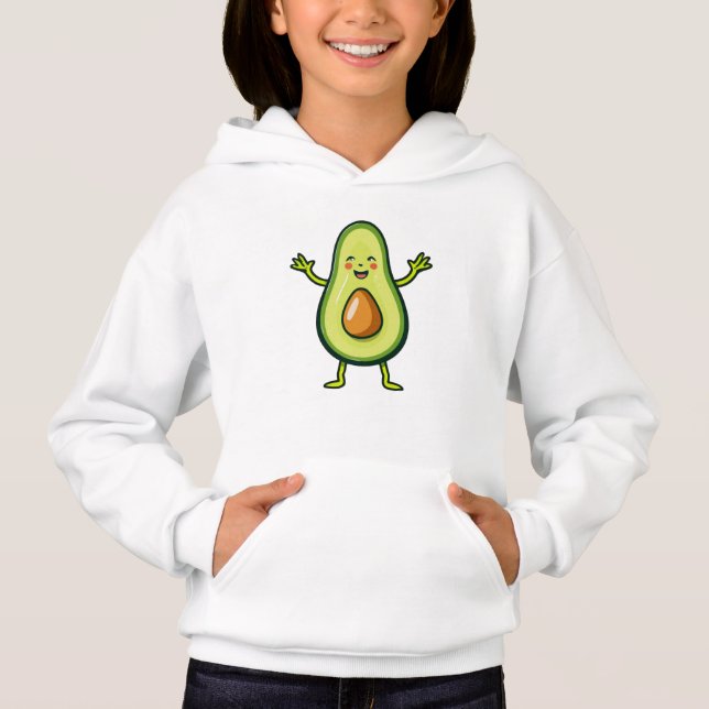 Cute Avocado T Shirt (Framsida)