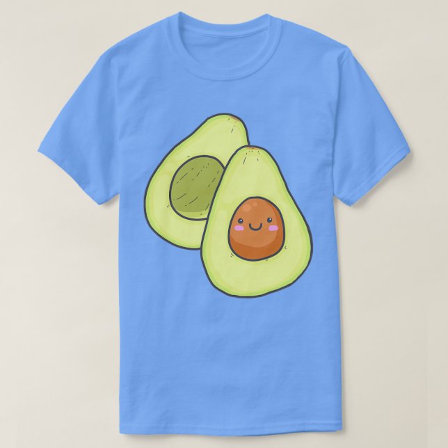 CUTE AVOCADO TECKNING DESIGN T SHIRT (Design framsida)