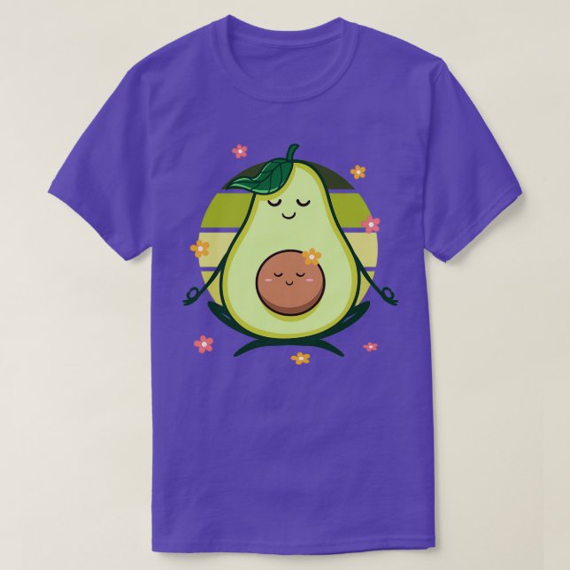 Cute Avocado Vegan T Shirt (Design framsida)