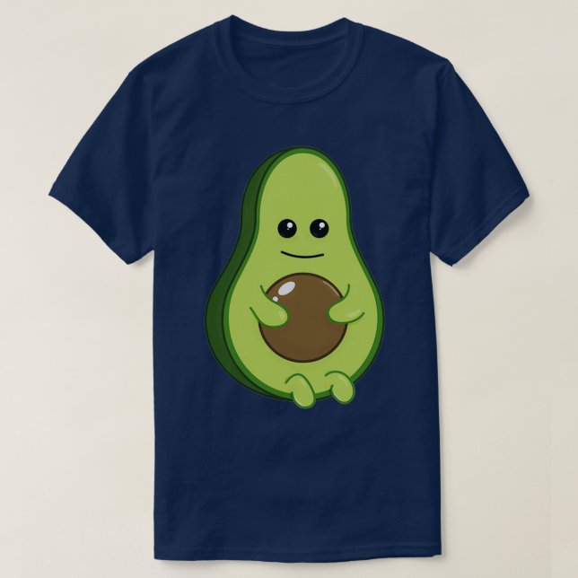 Cute Avocado Vegetables T Shirt (Design framsida)
