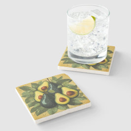 Cute avocados-sten underlägg