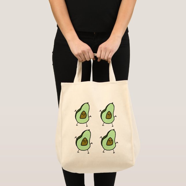 Cute Avocados Tygkasse (Framsida (produkt))