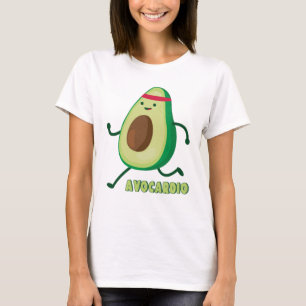 Cute Avocardio Tecknad T-Shirt