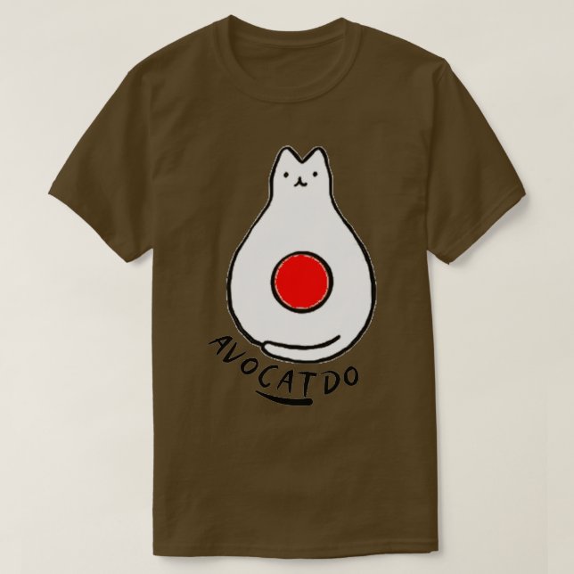 Cute AVOCATDO T Shirt (Design framsida)