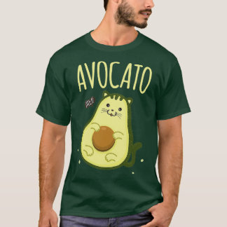 Cute Avocato Avocado Cat Kawaii T Shirt