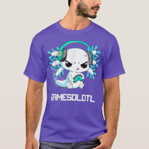 Cute Axolotl Älskare Gamesalotl-spel Axolotl Kids T Shirt