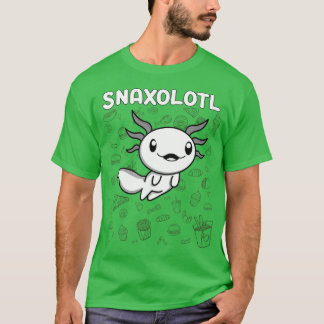 Cute Axolotl Älskare Snaxolotl (78) T Shirt