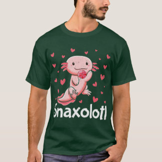 Cute Axolotl Älskare Snaxolotl (88) T Shirt
