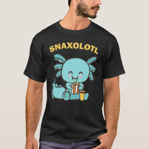 Cute Axolotl Älskare Snaxolotl kawaii anime T Shirt