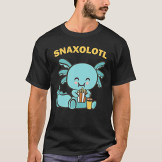 Cute Axolotl Älskare Snaxolotl kawaii anime T Shirt