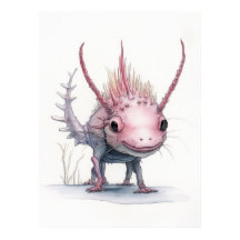 Cute Axolotl Art: