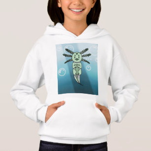 Cute Axolotl Kawaii Chibi Hoodie T Shirt