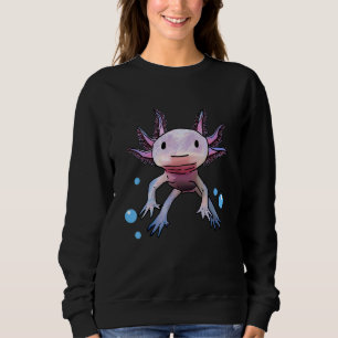 Cute Axolotl Kids Youth Amphibian Mexican Walking T Shirt
