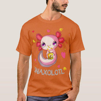 Cute Axolotl Lover Snaxolotl (75) T Shirt