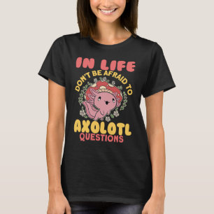 Cute Axolotl mexican salamander women manar T Shirt