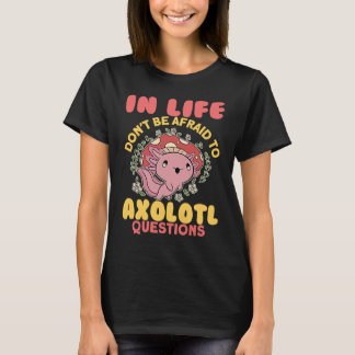 Cute Axolotl mexican salamander women manar T Shirt