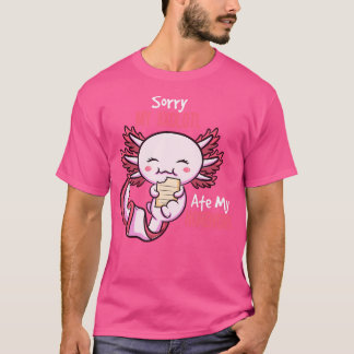 Cute Axolotl Mexican Walking Fish Amphibian Salama T Shirt