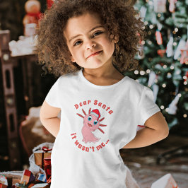 Cute Axolotl Santa Det var inte jul T Shirt
