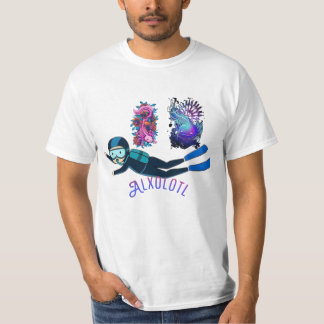 Cute Axolotl-Shirt I Axolotl Frågar Retro Funny T Shirt