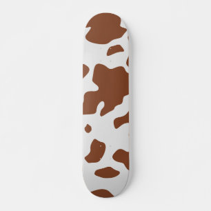 Cute Ayrshire Cow Animal Print Mönster Mini Skateboard Bräda 18,5 Cm